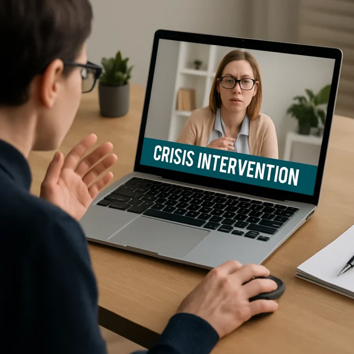 Na czym polega profesjonalna interwencja kryzysowa online?